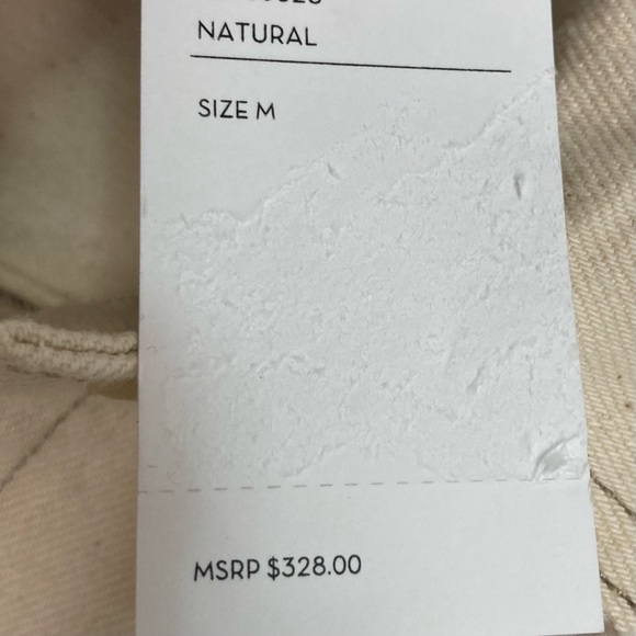 J Brand Oversized Double Pocket Jacket Women’s Size M Denim Boxy Fit Raw Hem - Picture 11 of 11